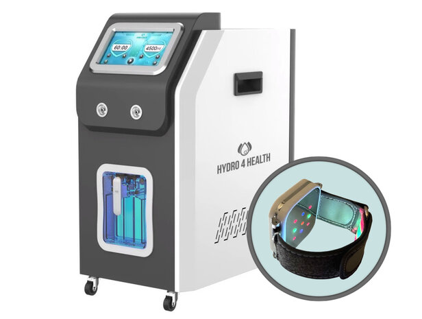 HYDRO 4 HEALTH® | 4500PRO General Wellness Hydrogen Inhalation Therapy Device (+ATP wristband)